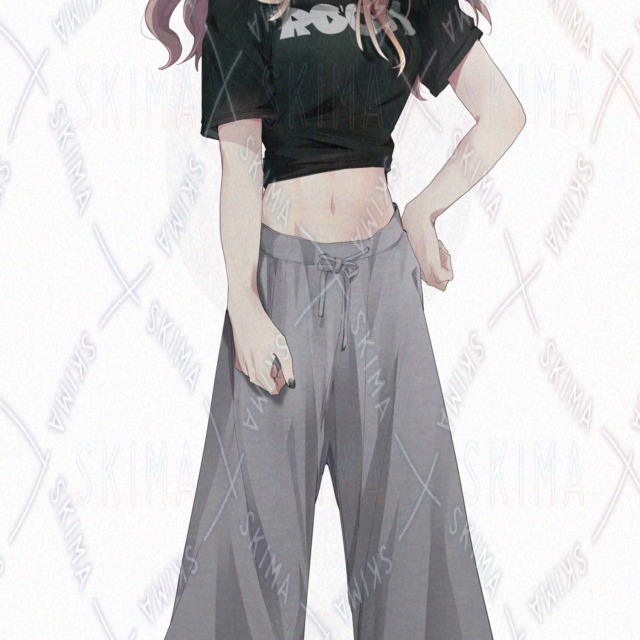 Image 4 of Gyaru-Style Woman_9 Expressions + SD
