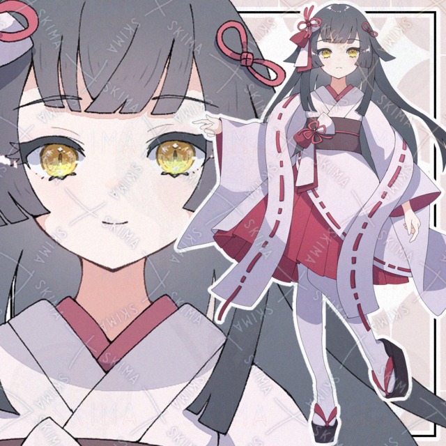 Image of 9 Expressions: Mysterious Japanese-Style Girl (Adopt)