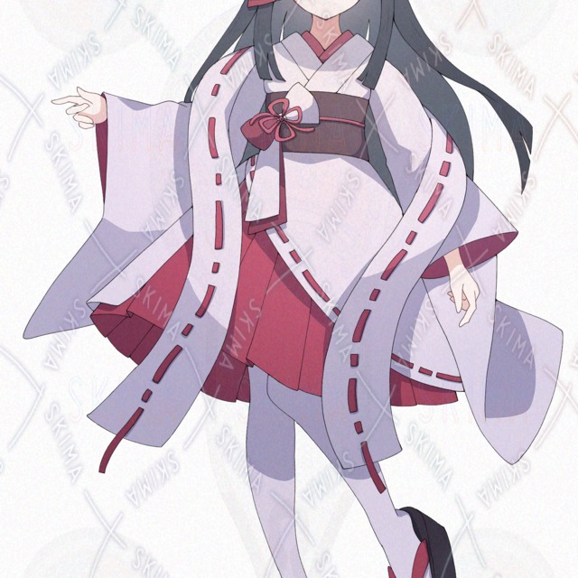 【表情9種】神秘的な和風少女【adopt】の商品画像7枚目