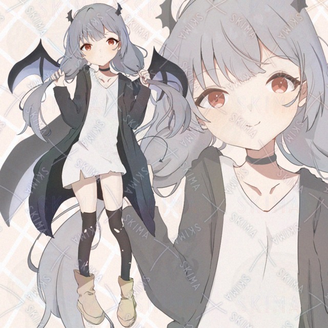 Image of 10 Expression Variations: Little Devil Girl_Adopt
