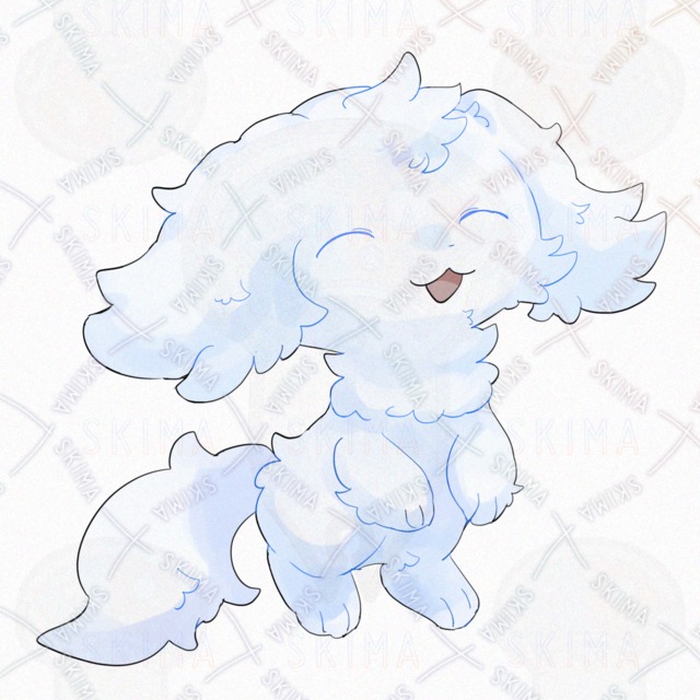 Image 4 of Fluffy Dog: 10 Expressions