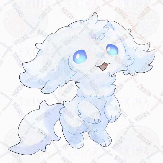 Image 3 of Fluffy Dog: 10 Expressions