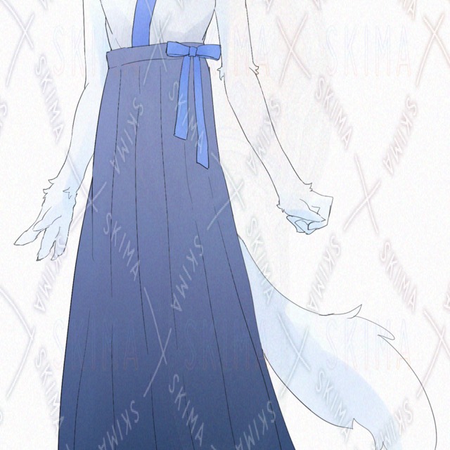 Image 2 of Furry Girl in Traditional Japanese Attire: 9 Expressions
