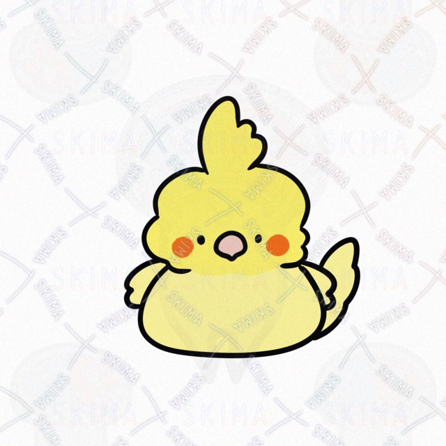 ほっぺがかわいいおかめいんこ（表情5種類）の商品画像6枚目
