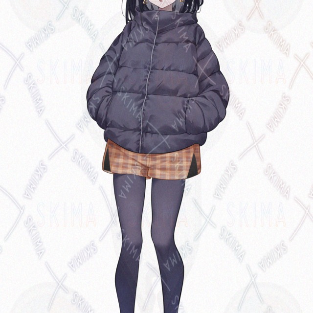 ダウン姿の女の子の商品画像4枚目
