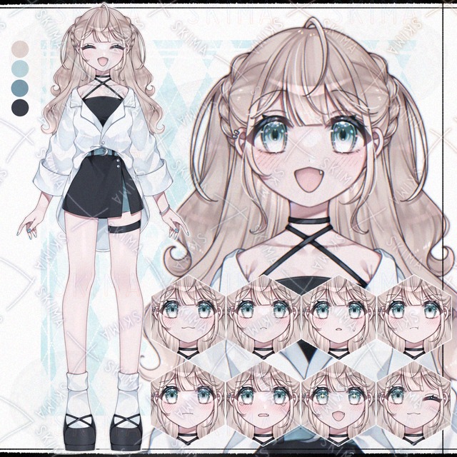 Image of 10 Adoptable Facial Expressions