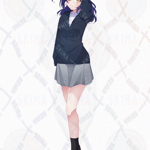 青巫女魔法少女立ち絵セットの商品画像5枚目