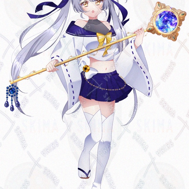 青巫女魔法少女立ち絵セットの商品画像7枚目