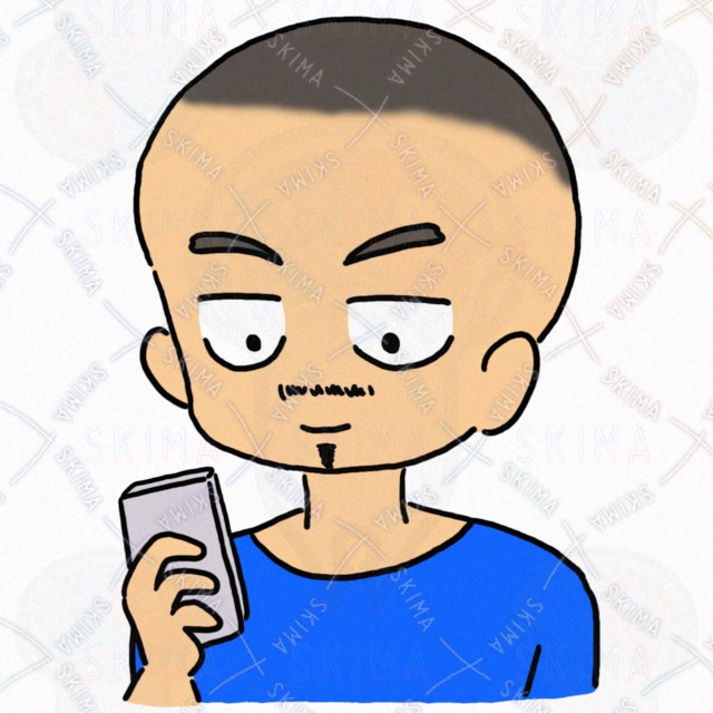 ダンディーな男性(ひげ＆坊主)の商品画像5枚目