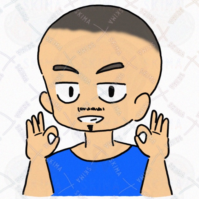 ダンディーな男性(ひげ＆坊主)の商品画像7枚目