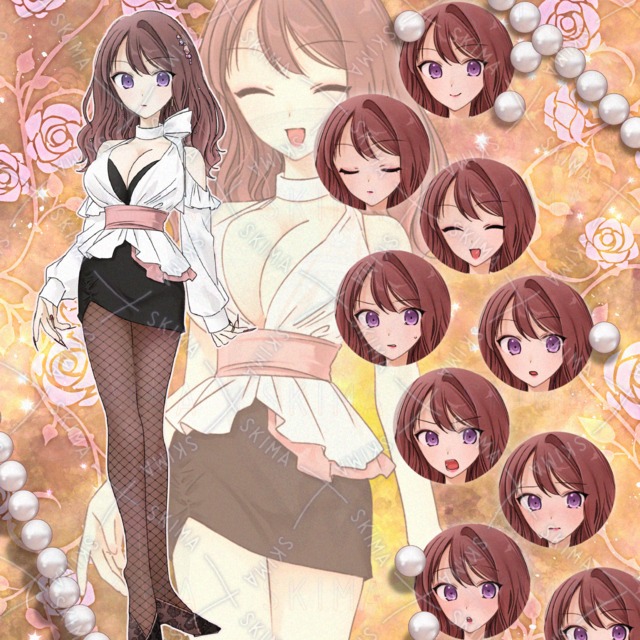 派手めで綺麗な茶髪のお姉さん