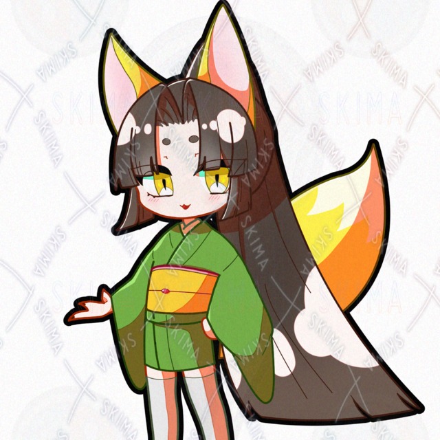 【差分あり】狐ケモ耳女の子の商品画像2枚目