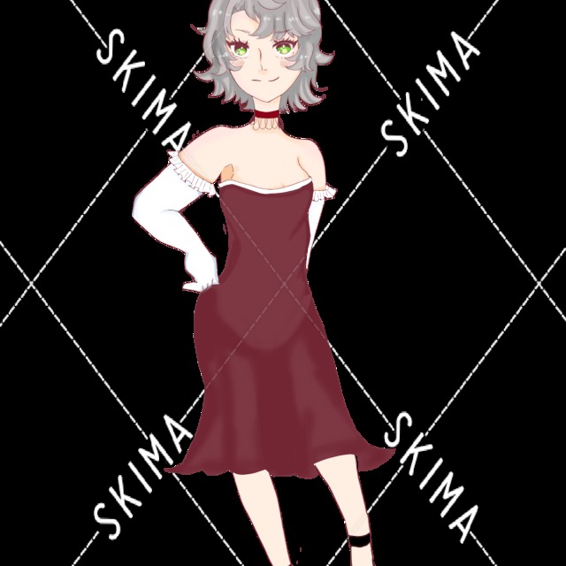 【立ち絵】女性〈表情差分あり〉