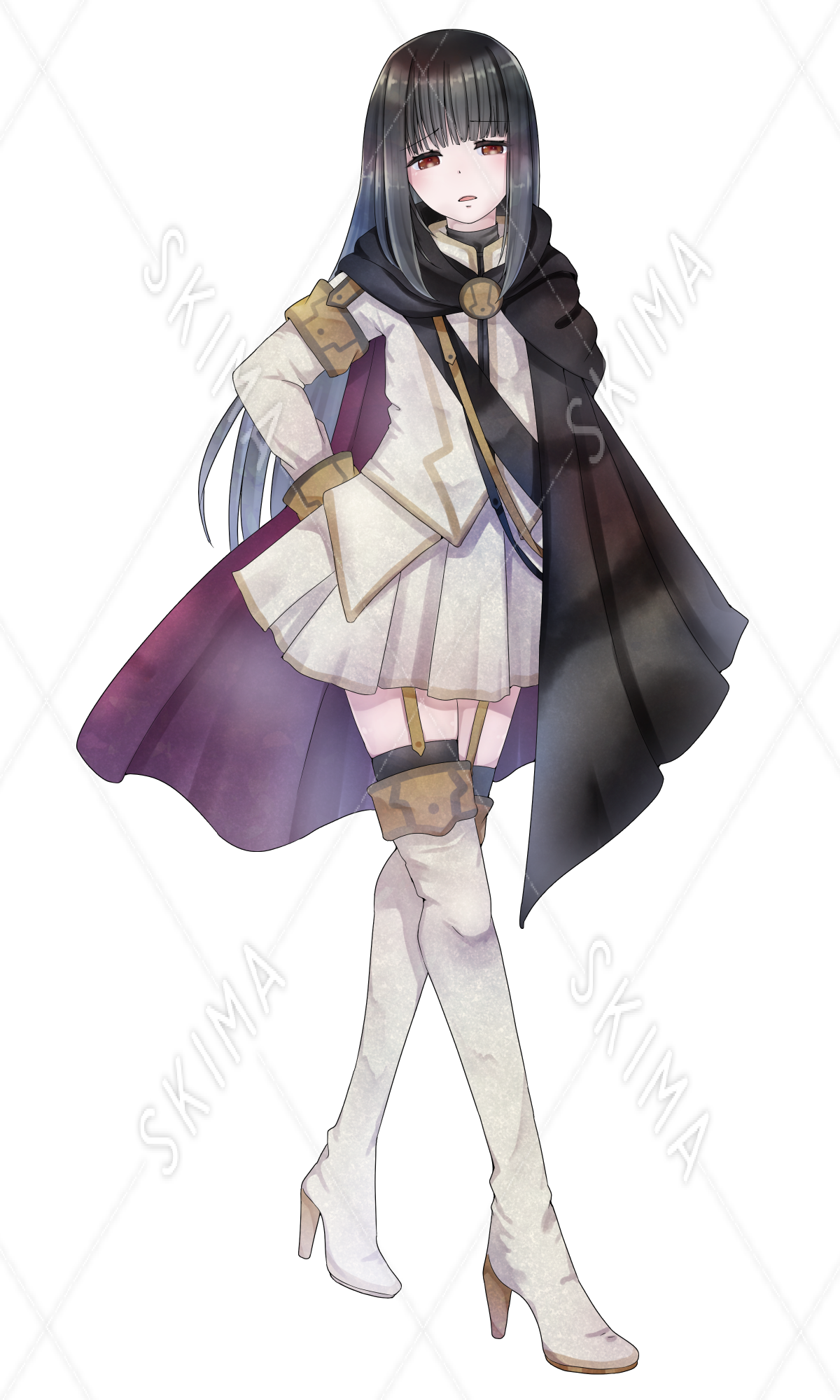軍服マントの女性 スキマ スキルのオーダーメイドマーケット Skima