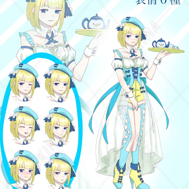 ファンタジー風　女の子　メイド