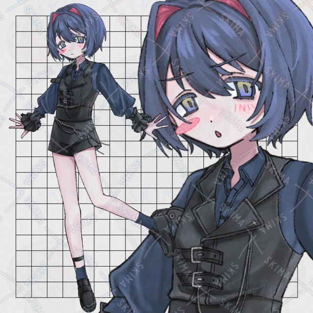 黒青中性ちゃん