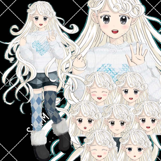 adopt 冬服の女の子 差分8種