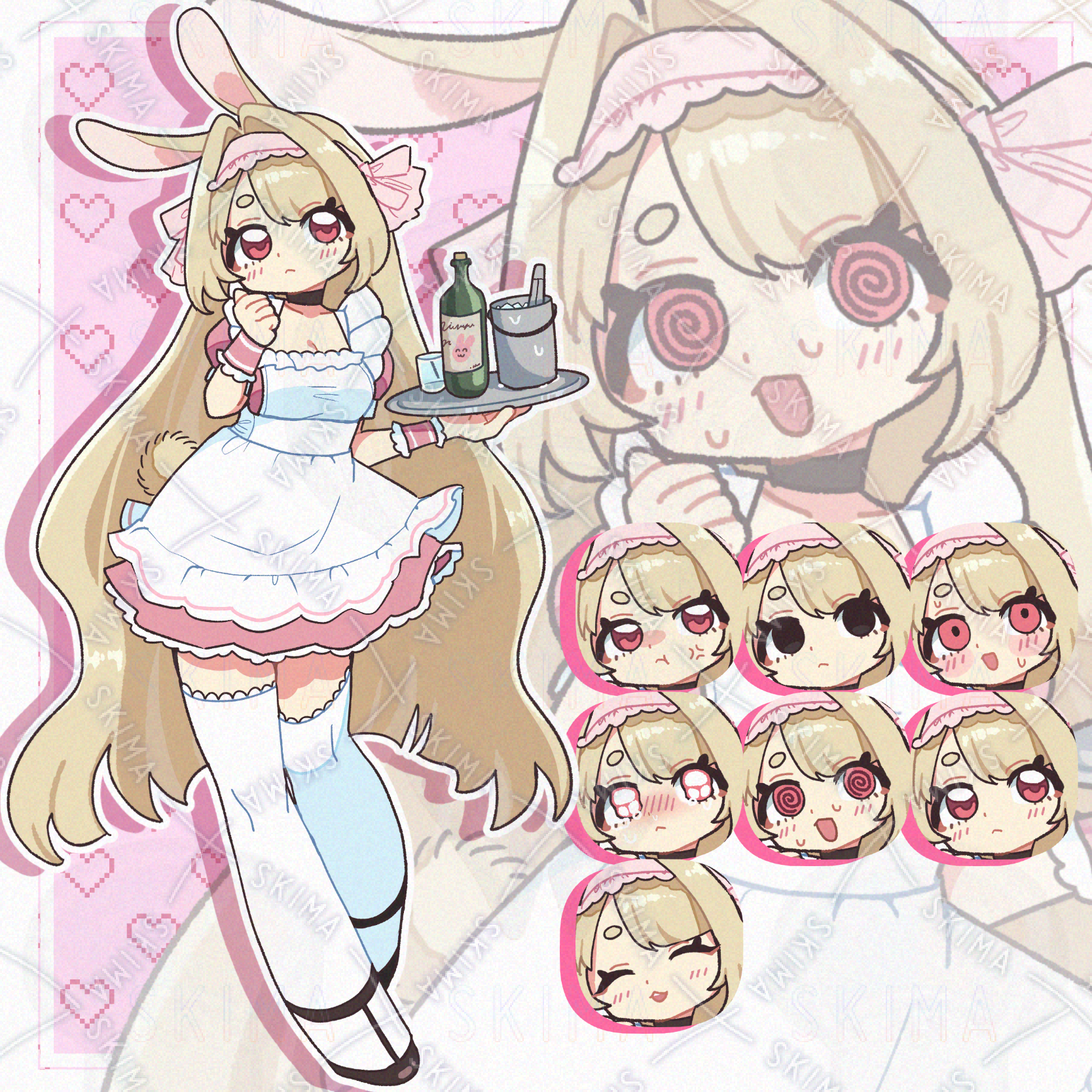 うさぎのメイドさん | SKIMA（スキマ）