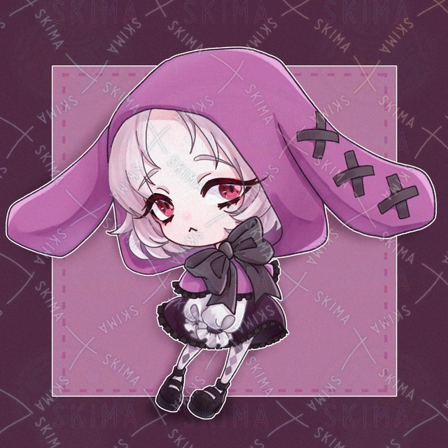 うさ耳フード デフォルメ 女の子