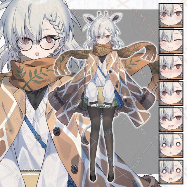 【adopt10】きりんモチーフの女の子