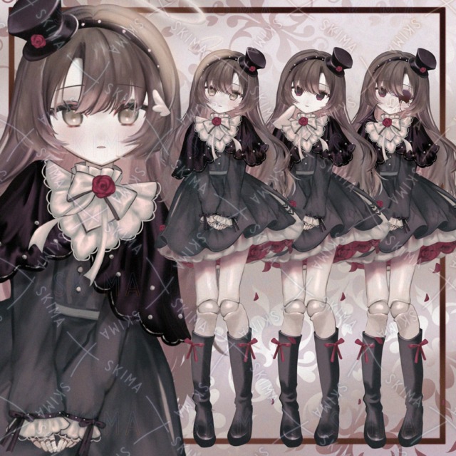 [表情7種＋差分3種]球体関節人形ちゃん