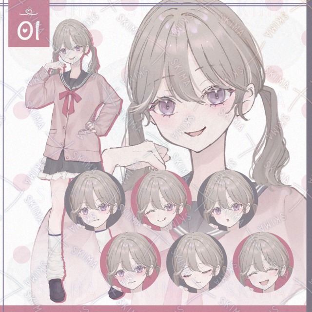 Adopt01 表情差分7種