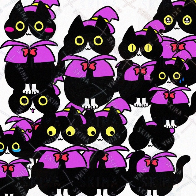 ハチワレ猫だけど魔女なの