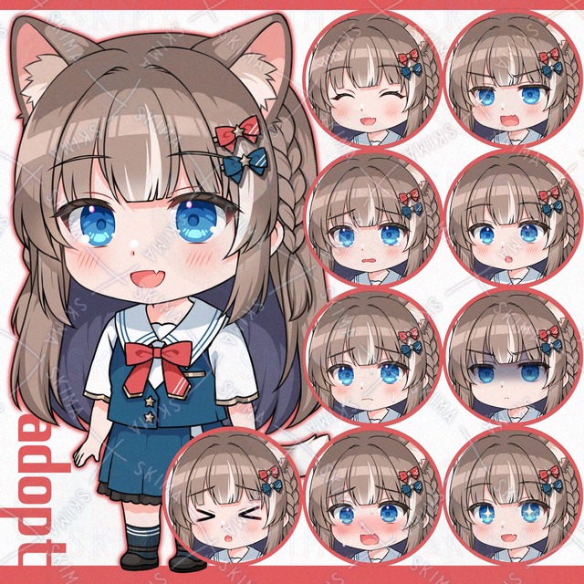 【期間限定価格】猫耳学生ちゃん(SD)