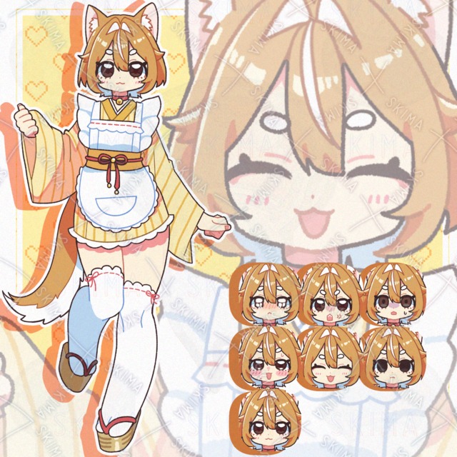 柴犬のメイドさん