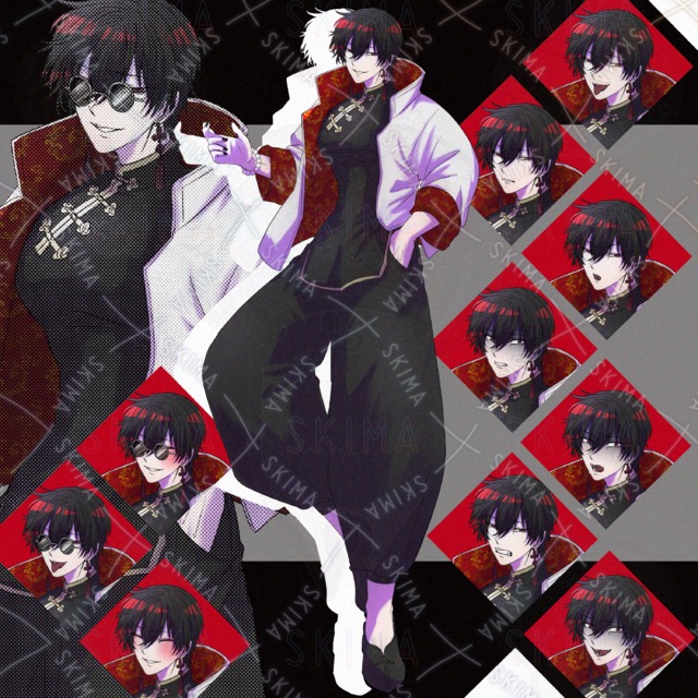 【表情差分9種+アクセサリ差分】Adopt　男性　チャイナ