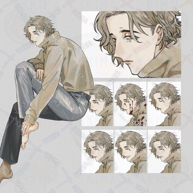 【adopt】男性【表情8種】