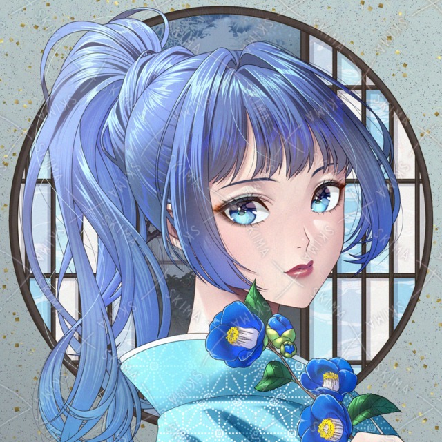 『蒼椿』（アイコン＆バストアップ）