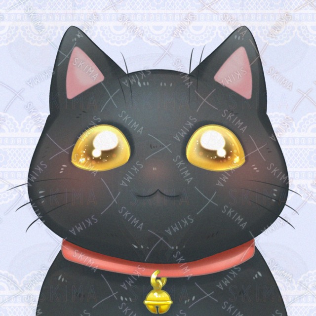 黒猫アイコン