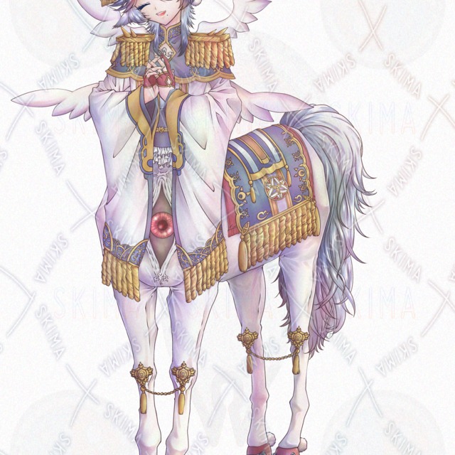 Young Centaur Priest Standing Illustration – For Commercial Use 的商品圖片第 4 張