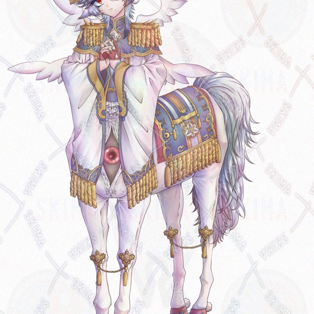 Young Centaur Priest Standing Illustration – For Commercial Use 的商品圖片第 6 張