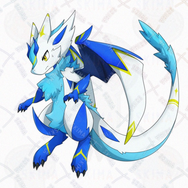 Standing Illustration: Dragon Blue 的商品圖片第 4 張