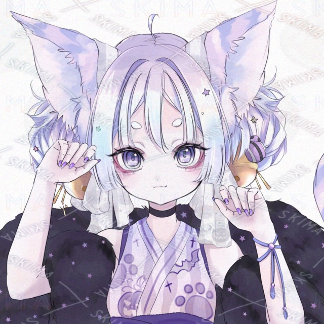 🎃一枚絵(表情3種)+おまけ&bull;化け猫🐈&zwj;⬛