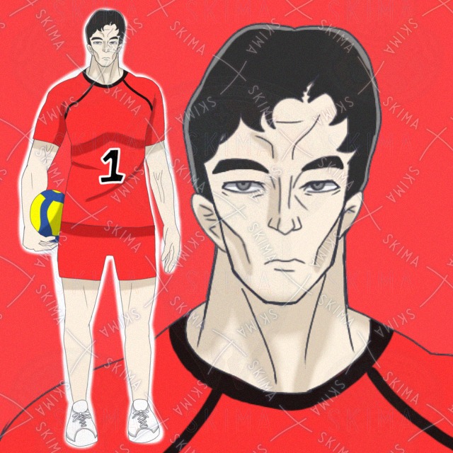 【表情差分　2種類】男子バレー
