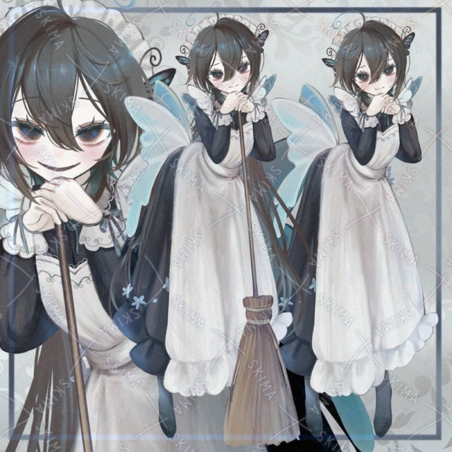 [表情8種＋髪・箒差分]妖精メイドちゃん