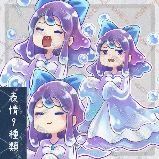 水の妖精のような女の子