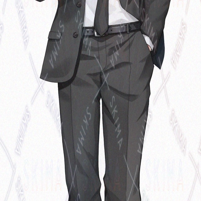 Image 10 of Standing Man in Suit: 10 Expressions
