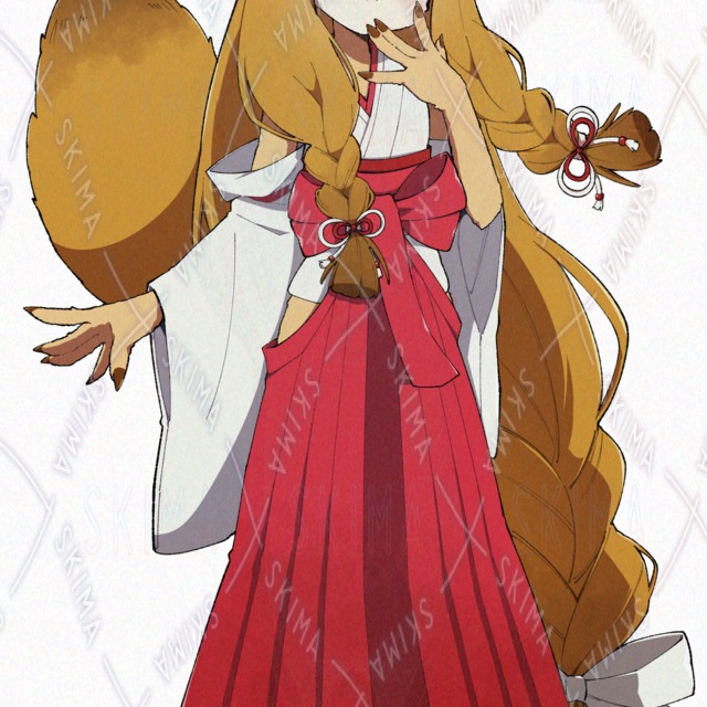 Image 4 of 10 Expressions: Naughty Girl Shinto Priestess Fox