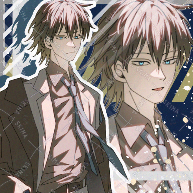 Image of Modern Fantasy Suit with Black Hair and Coat