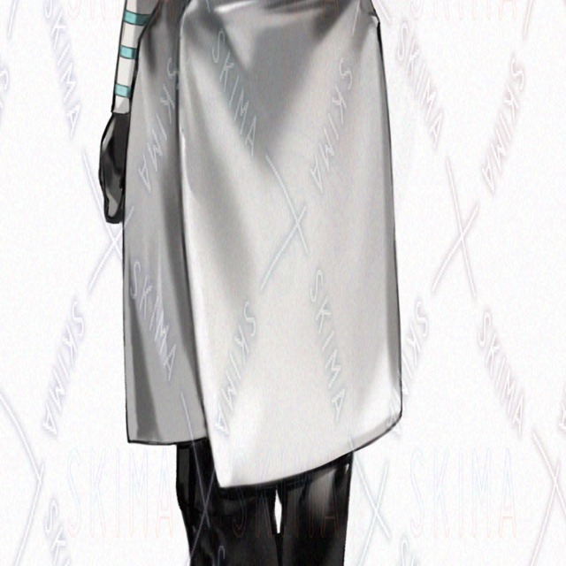 Image 4 of 10 Expressions: Silver-Haired Youth in White Military Uniform