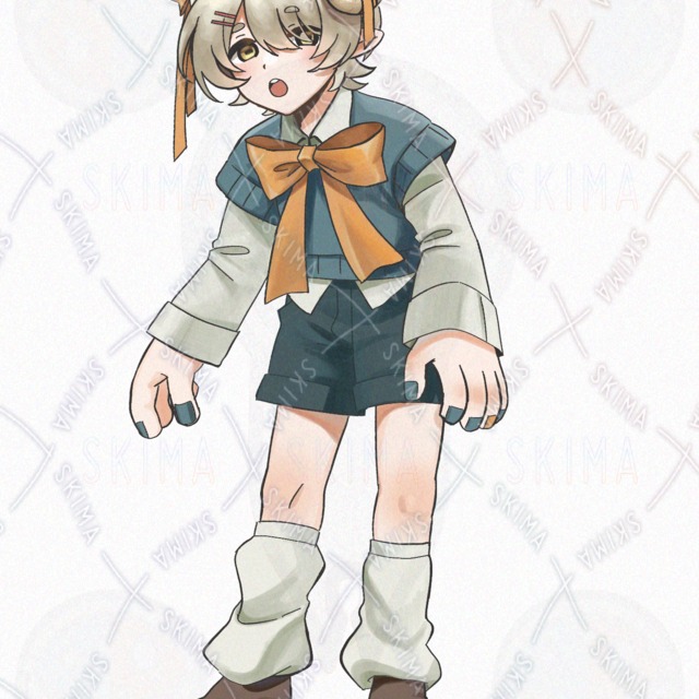 Image 10 of Sheep Motif Character with 9 Facial Expressions
