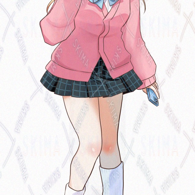 Image 3 of 8 High School Girl Expression Variations