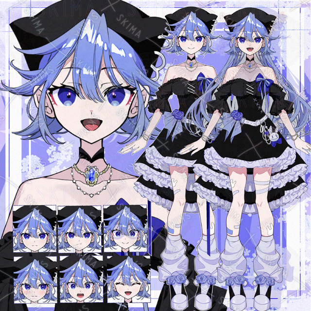 Image of The Girl in the Black Dress