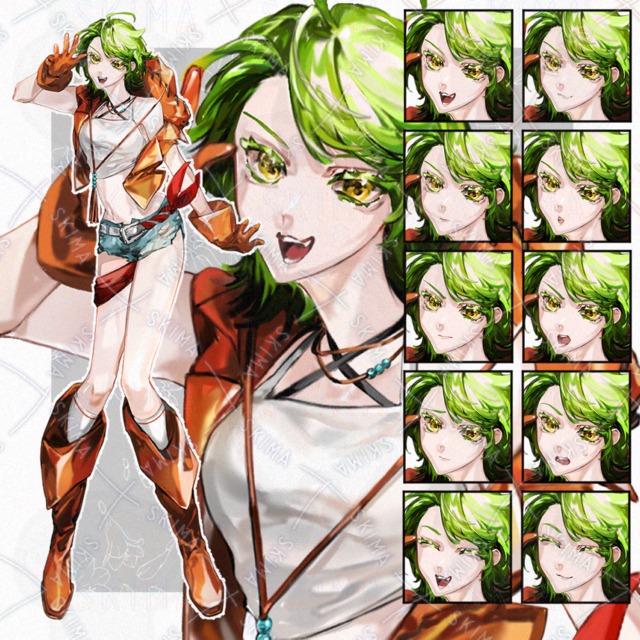 Image of 10 Cowgirl Girl Expressions