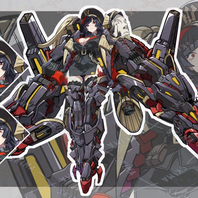 メカ少女０８[表情５種]