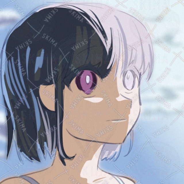 青ボブ女の子のアイコン